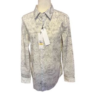 NWT Calvin Klein Button Dress Shirt M